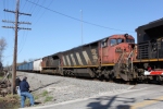 CN 2418 sandwiched by SD70M-2s